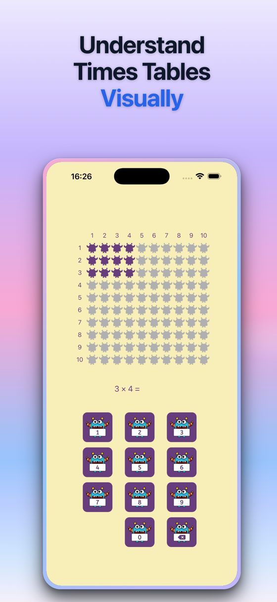 Monsty: Learn Times Tables screenshot 1