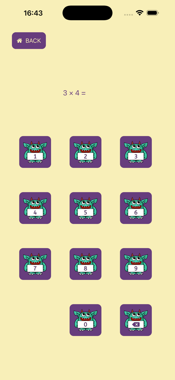 Monsty: Practice Times Tables screenshot 1