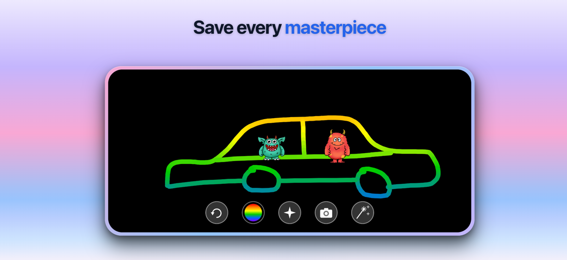 Monsty: Colorful Drawing Board screenshot 6