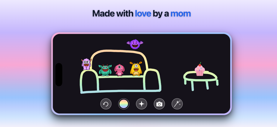 Monsty: Colorful Drawing Board screenshot 8