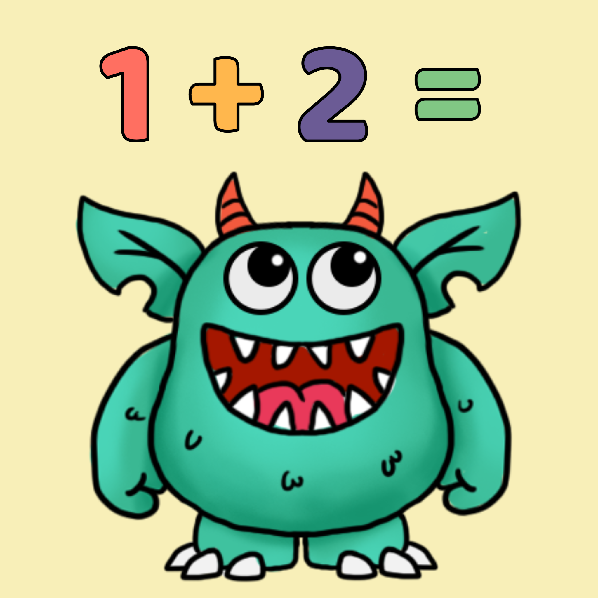 The logo of Monsty: First Math